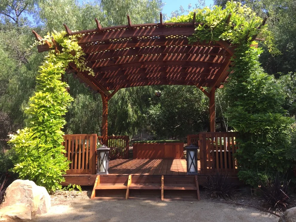 Curved Pergolas by Forever Redwood - Photo 12