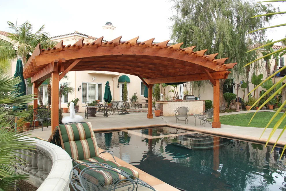Curved Pergolas by Forever Redwood - Photo 9