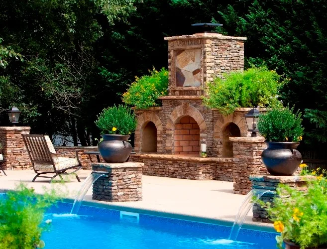 Outdoor Kitchen Pergola for Hosting by The Stone Man - Photo 7