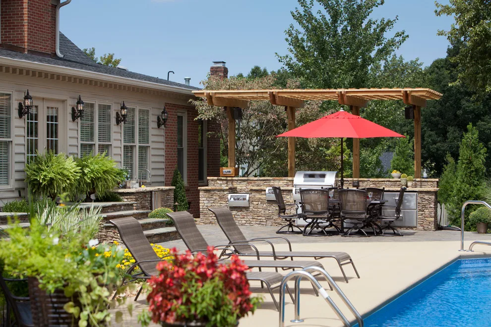 Outdoor Kitchen Pergola for Hosting by The Stone Man - Photo 10