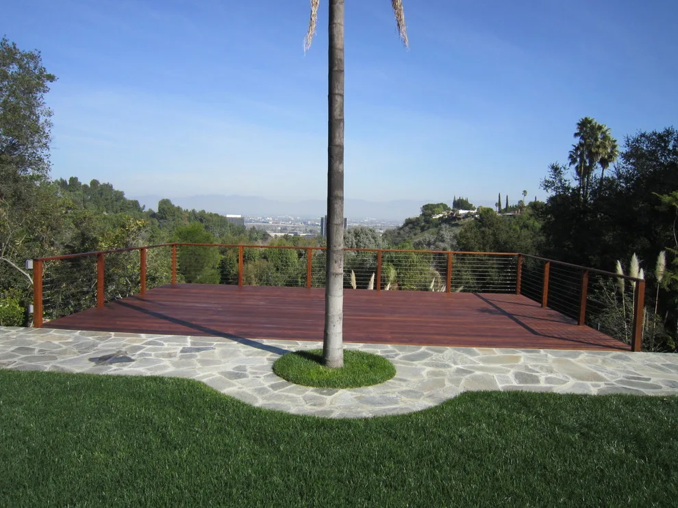 Redwood Deck on the Hillside by Danny Deck Construction, Inc. - Photo 2