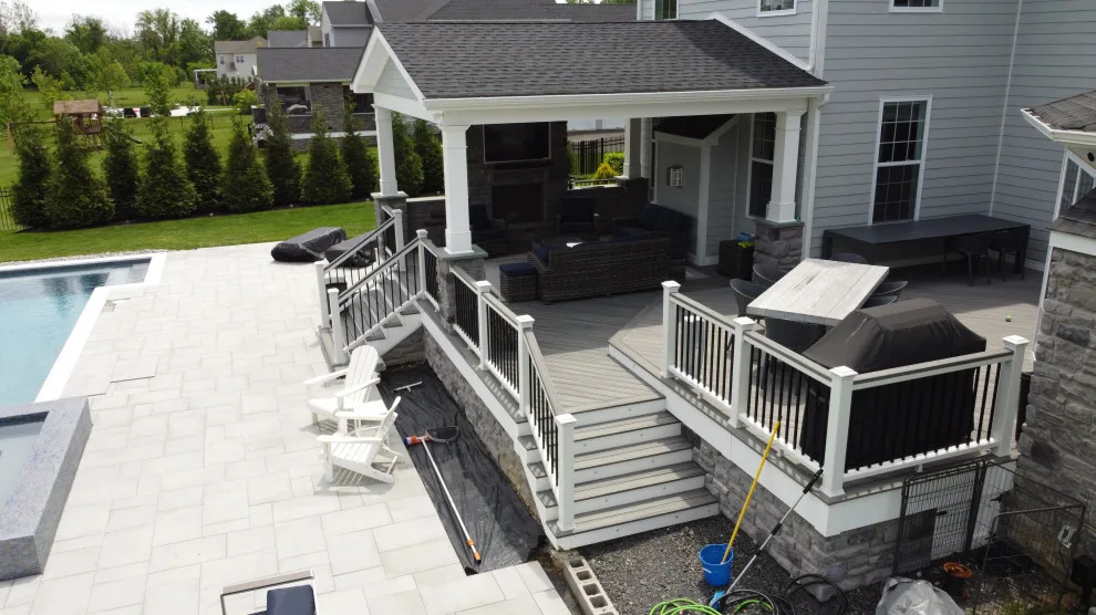 Outdoor Living Space Enhancement by Miles Deck Construction - Photo 9