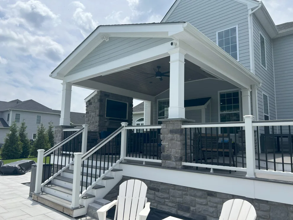 Outdoor Living Space Enhancement by Miles Deck Construction - Photo 13