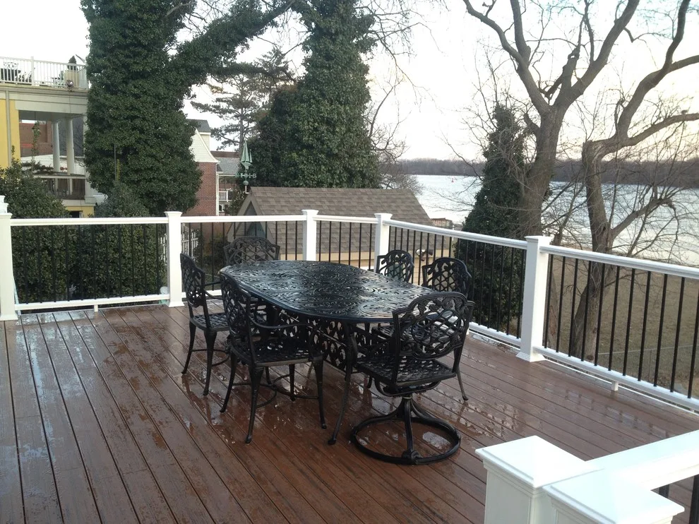 Waterfront Deck with Drainage Solution by Miles Deck Construction - Photo 11