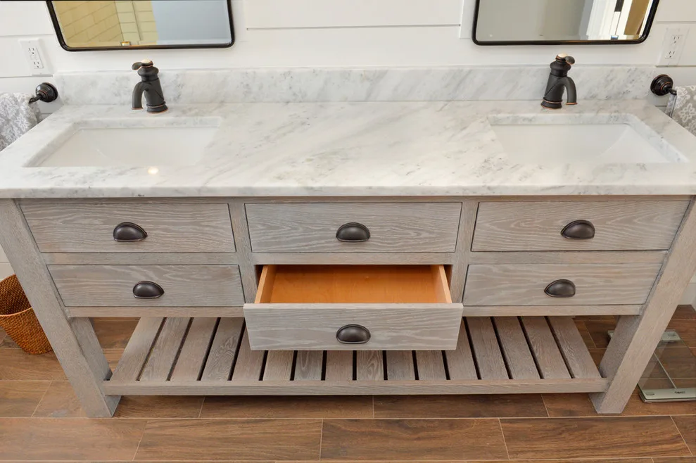 Beautiful Driftwood Bathroom Makeover by Kehoe Kustom, LLC - Photo 15