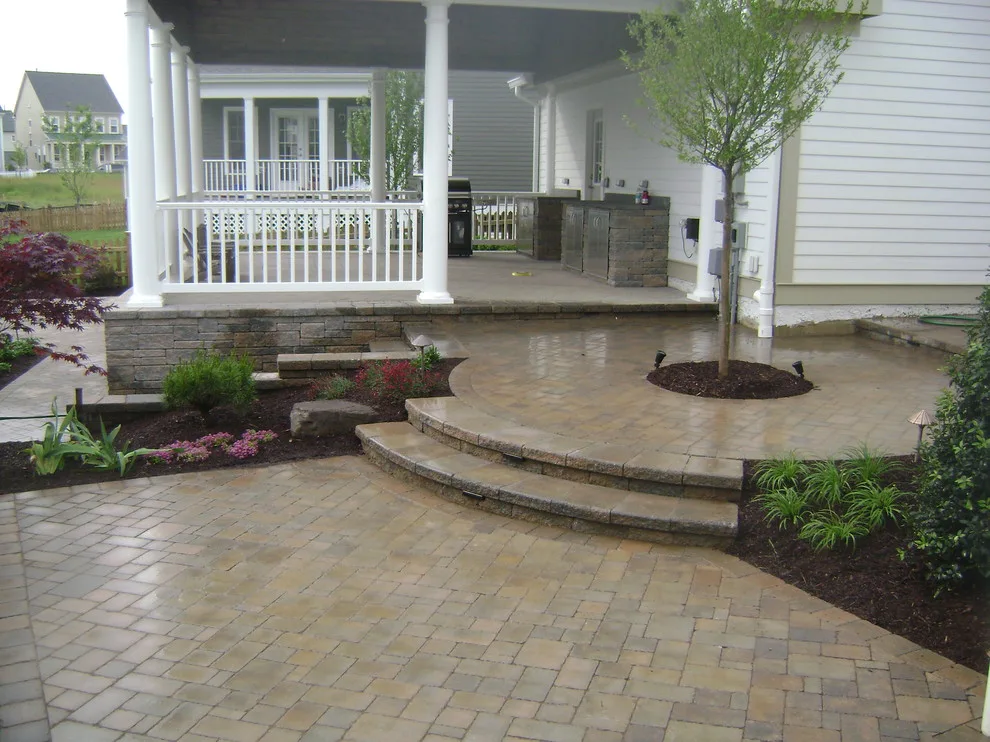 Paver Terraces by Metro Landscape & Construction, Inc - Photo 11
