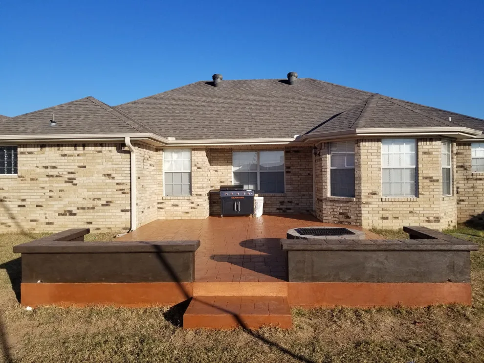 Fort Smith Concrete Slab with Retaining Wall Before and After by Sawyer's, Inc. - Photo 3