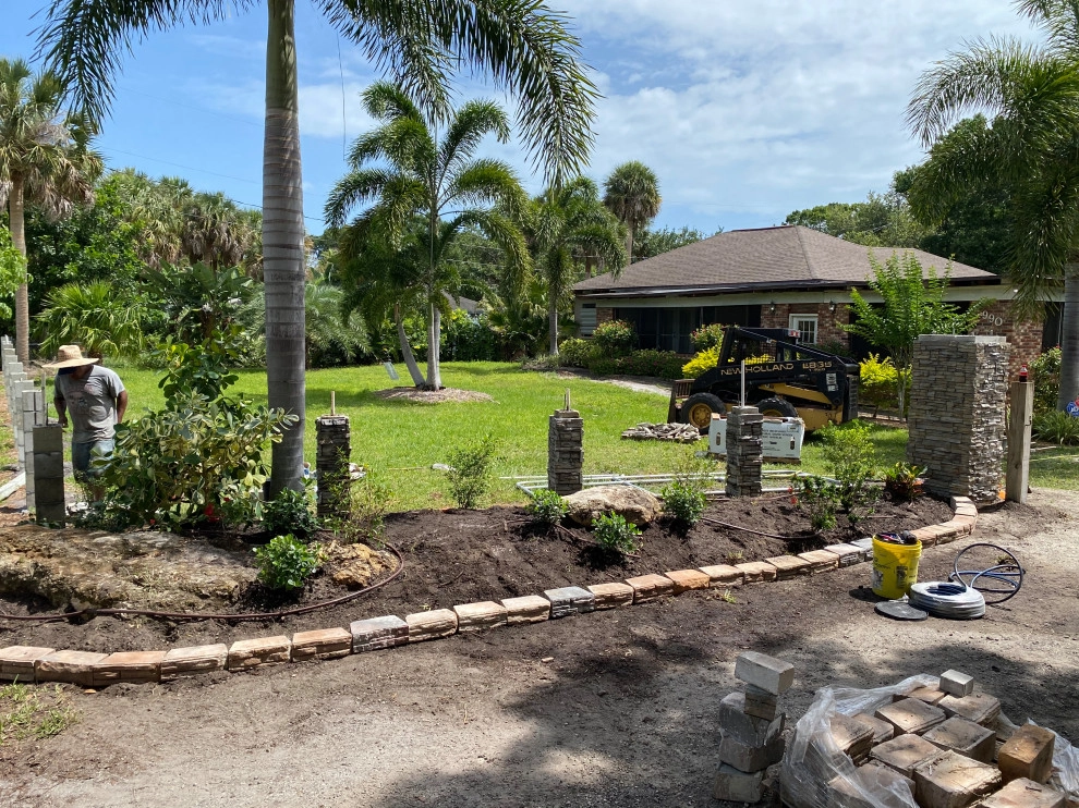 Retaining Walls/Borders by Rooted Landscape Services Of IRC LLC - Photo 13