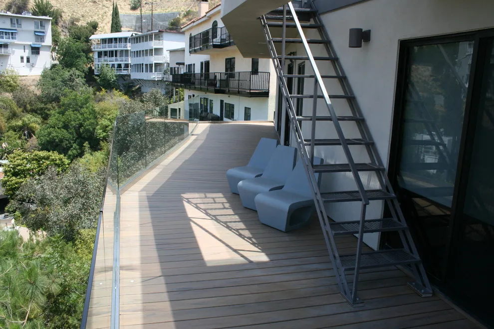 Hollywood Hills Composite Deck and Balcony by Danny Deck Construction, Inc. - Photo 11