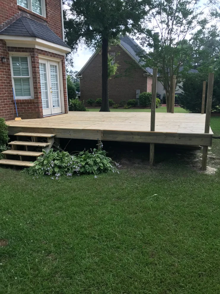 Outdoor deck featuring Chip and Dale railing by Narron Woodworks - Photo 4