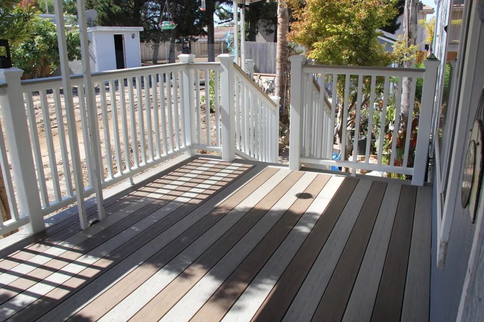Dual-color composite decking by Arroyo Grande Deck And Fence - Photo 9