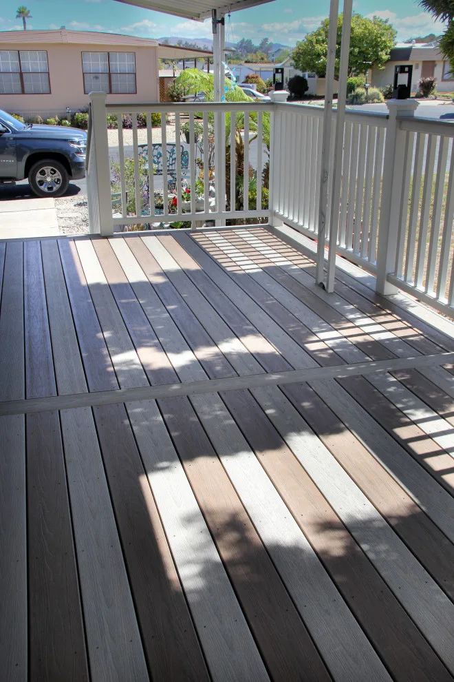 Dual-color composite decking by Arroyo Grande Deck And Fence - Photo 11