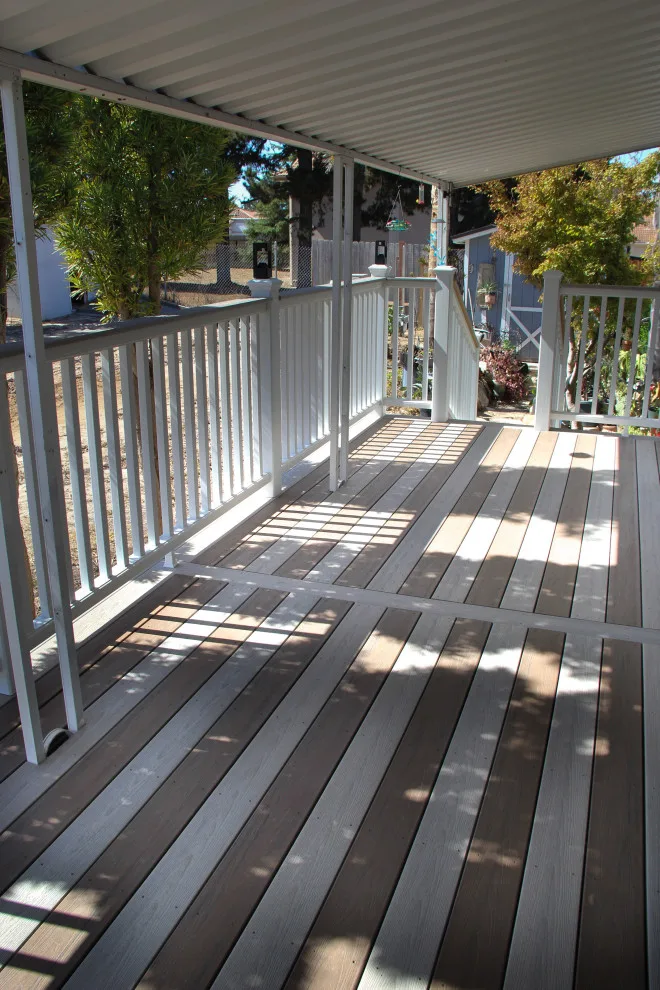 Dual-color composite decking by Arroyo Grande Deck And Fence - Photo 6