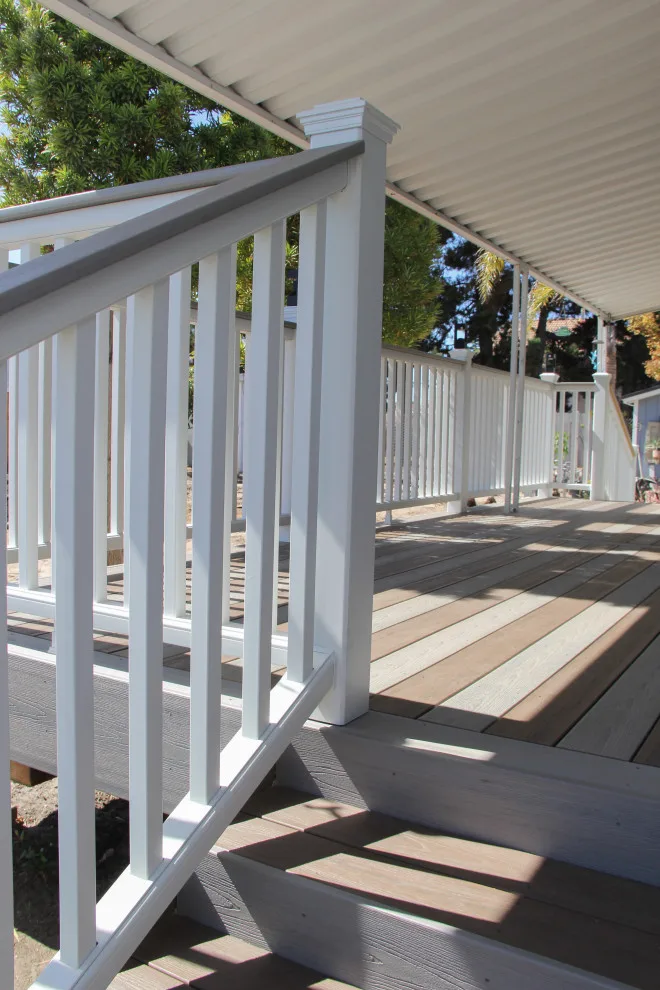 Dual-color composite decking by Arroyo Grande Deck And Fence - Photo 5