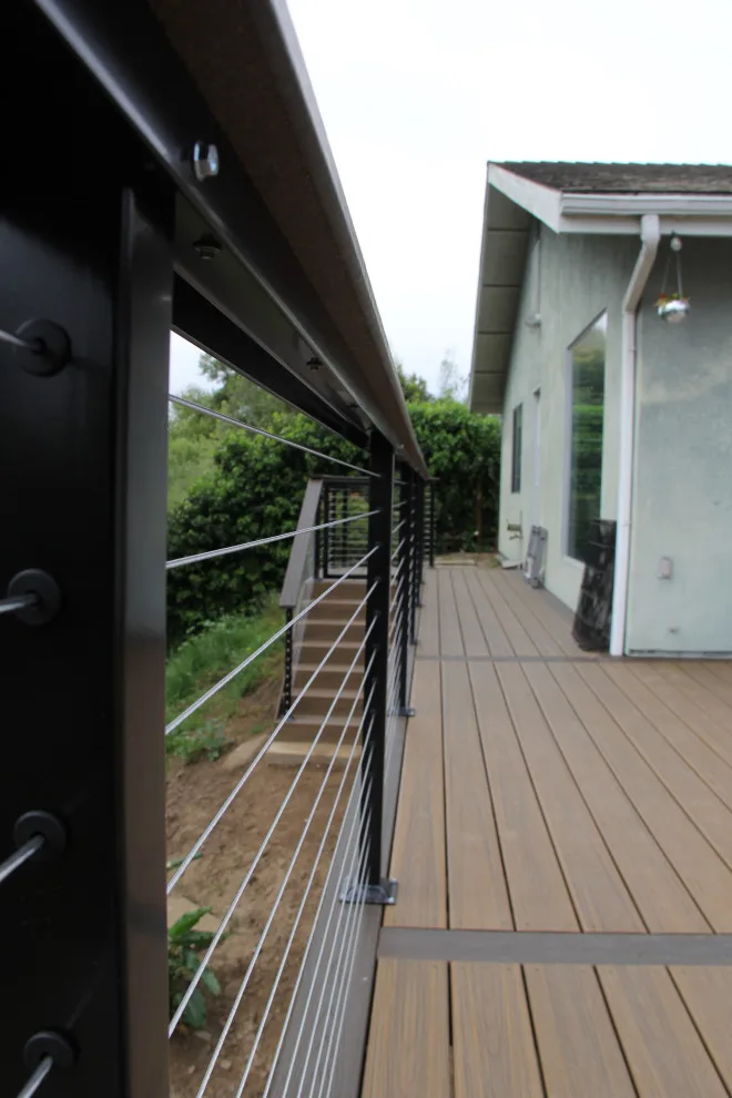 Contemporary elevated viewing deck by Arroyo Grande Deck And Fence - Photo 9