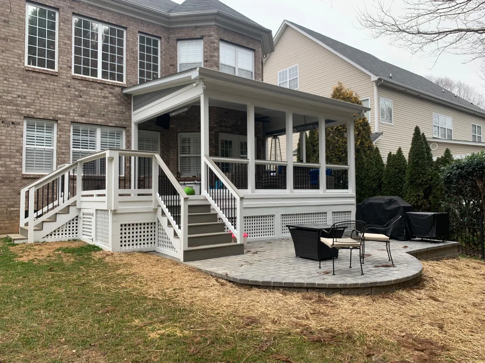 Covered Porch with Shed Roof by Ebony Outdoor Living LLC - Photo 2