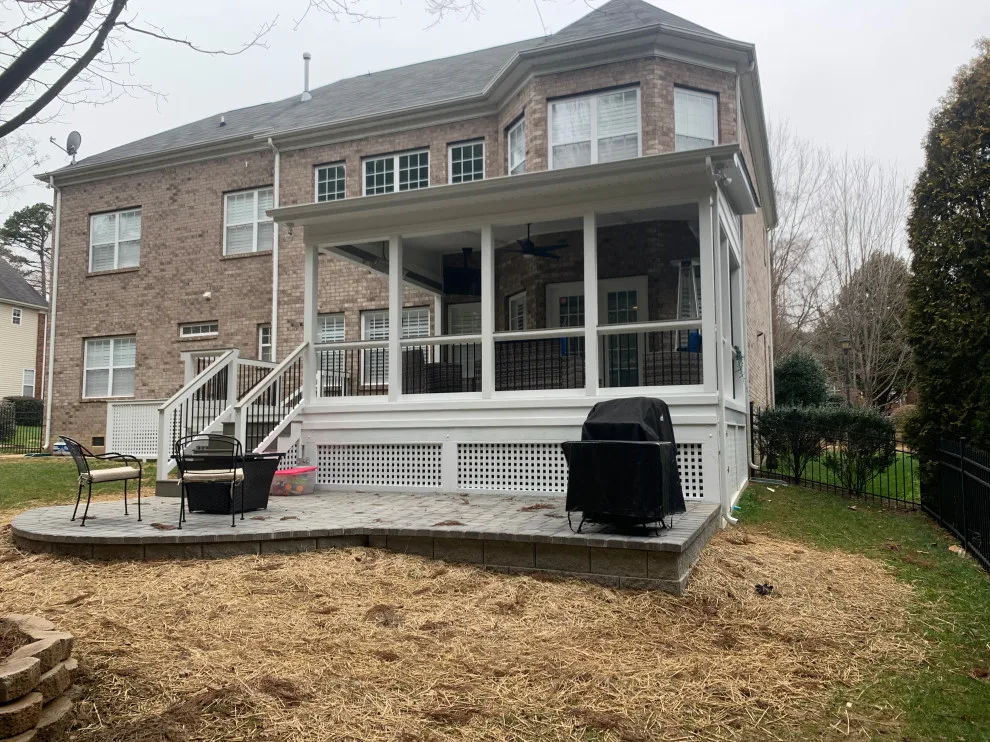 Covered Porch with Shed Roof by Ebony Outdoor Living LLC - Photo 5