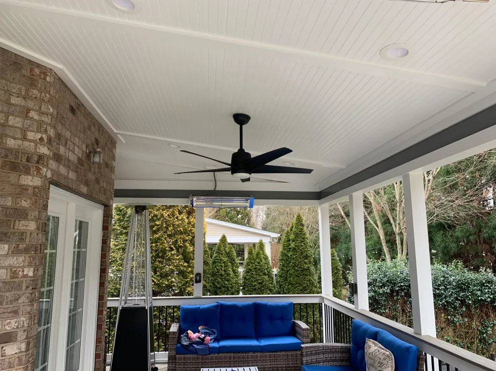 Covered Porch with Shed Roof by Ebony Outdoor Living LLC - Photo 3
