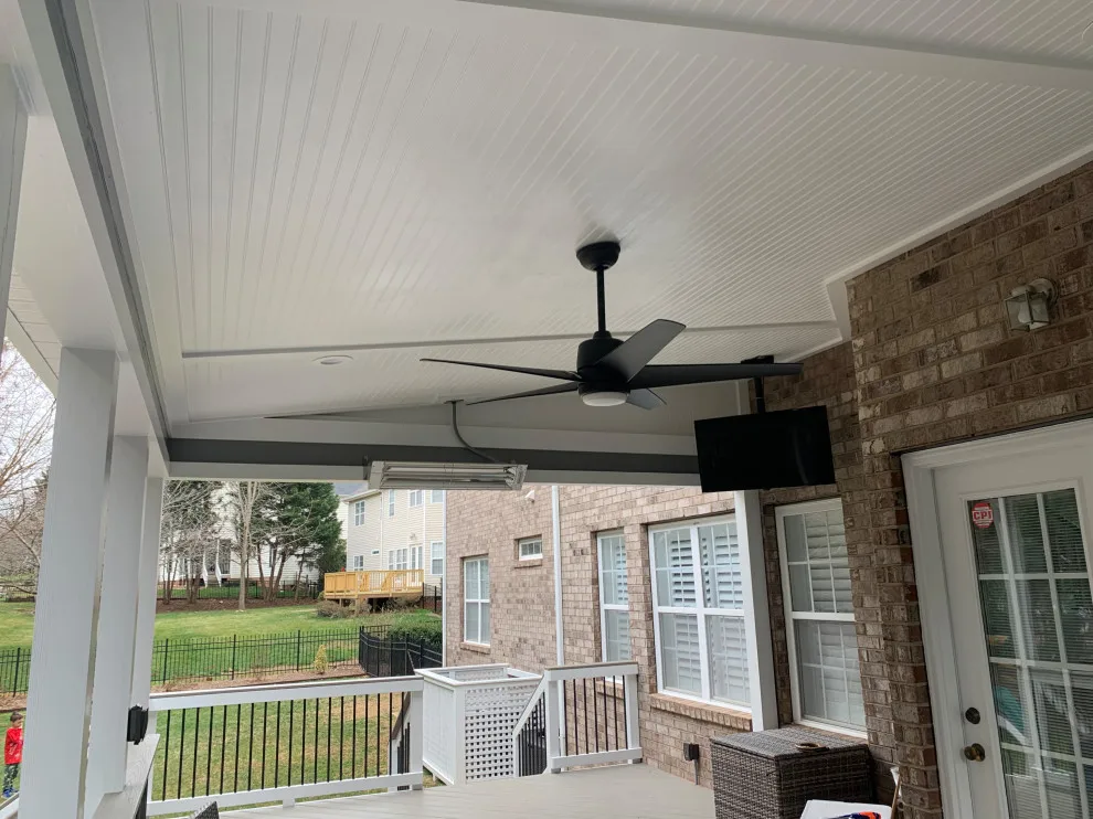 Covered Porch with Shed Roof by Ebony Outdoor Living LLC - Photo 4