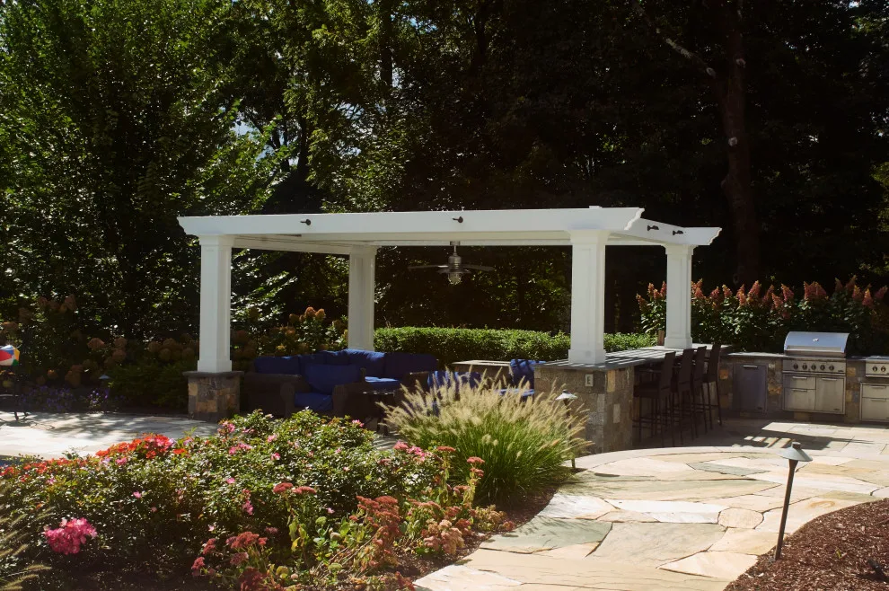 Poolside Louvered Pergola by Penumbra Designs - Photo 12