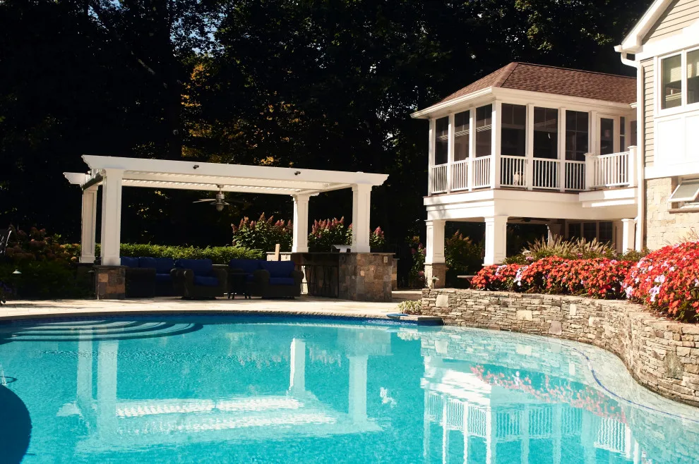 Poolside Louvered Pergola by Penumbra Designs - Photo 6