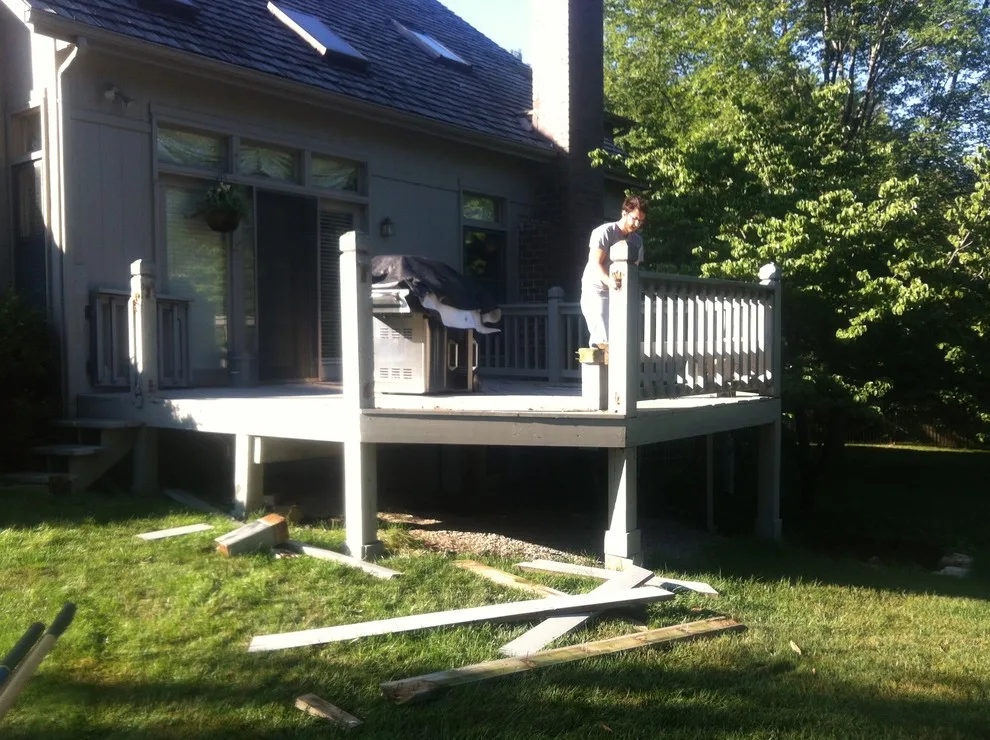 Leawood deck renovation and enlargement by The Deck Pro - Photo 8