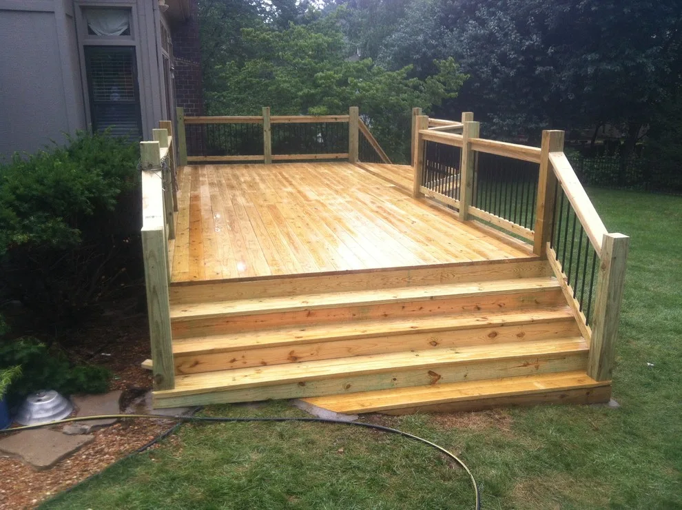 Leawood deck renovation and enlargement by The Deck Pro - Photo 4