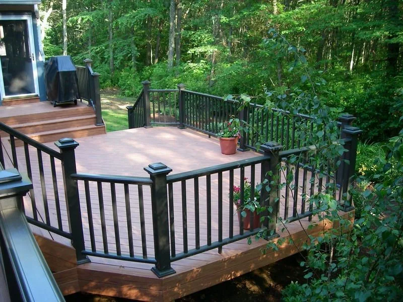 TimberTech deck with low maintenance in Madison, Connecticut by Archadeck Of Central Connecticut - Photo 5