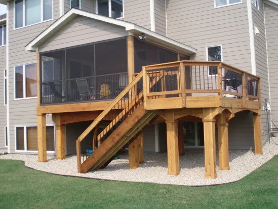Maple Grove Porch Conversion from Deck by Schonhardt And Sons Home Improvements - Photo 2