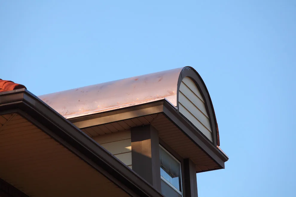 Mission Red Metro Metal Roman Tile Roofing by VanWeelden Co. - Photo 4