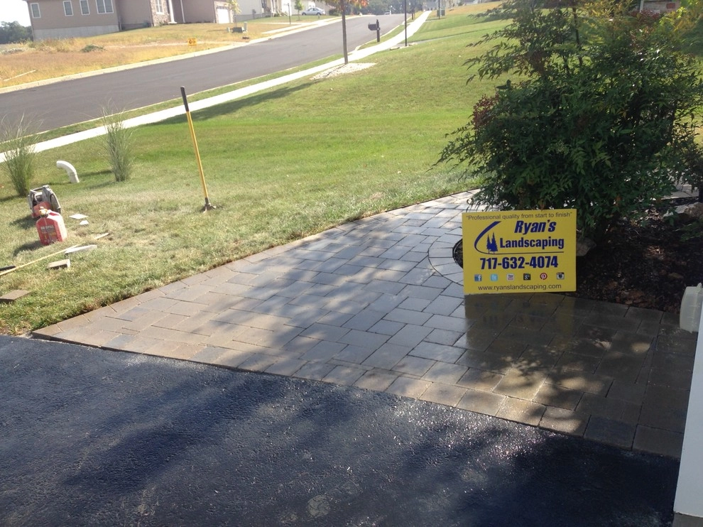 Hanover Pavers Interlocking Walkway Hardscapes by Ryan's Landscaping Hanover, Pa Patios & Walls - Photo 4
