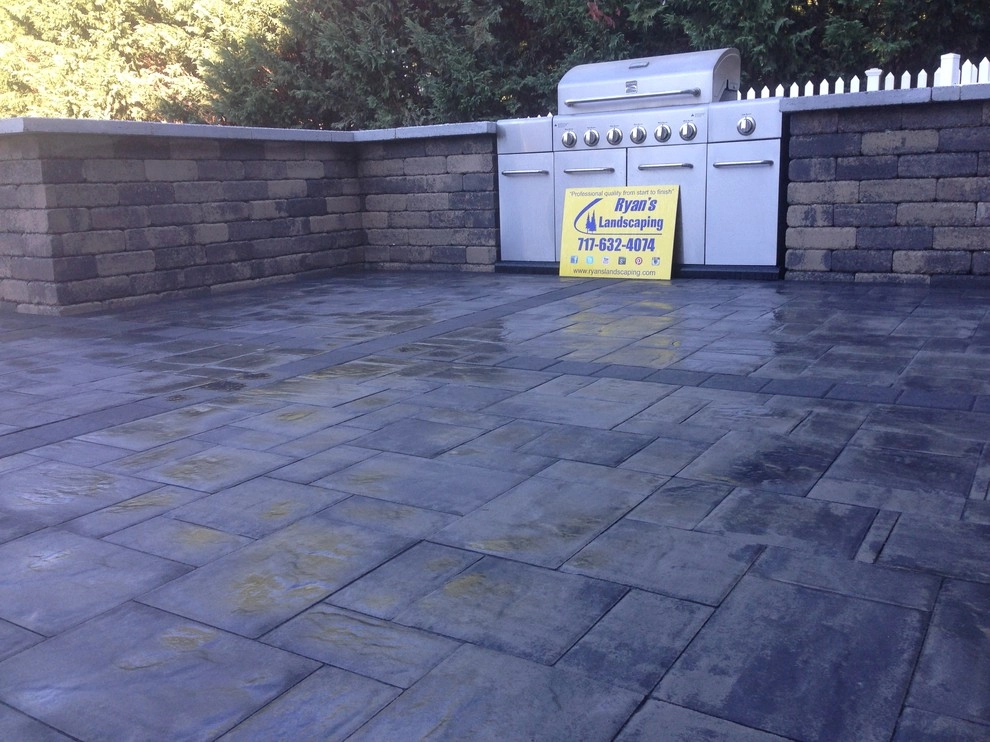 Outdoor Kitchen Hanover, PA area by Ryan's Landscaping Hanover, Pa Patios & Walls - Photo 2