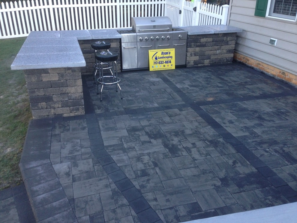 Outdoor Kitchen Hanover, PA area by Ryan's Landscaping Hanover, Pa Patios & Walls - Photo 5