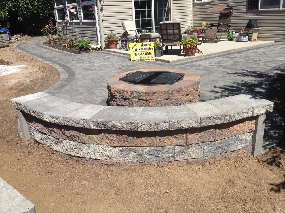 Backyard Patio Hardscape Ideas Hanover PA by Ryan's Landscaping Hanover, Pa Patios & Walls - Photo 3