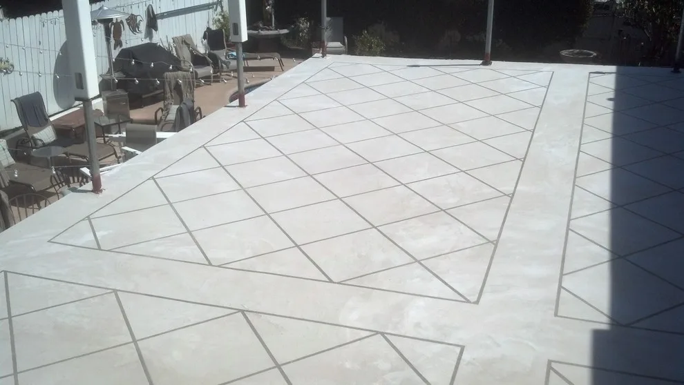 Santa Barbara-Inspired Faux Tile Finish Deck by DeckExpert.com - Photo 5