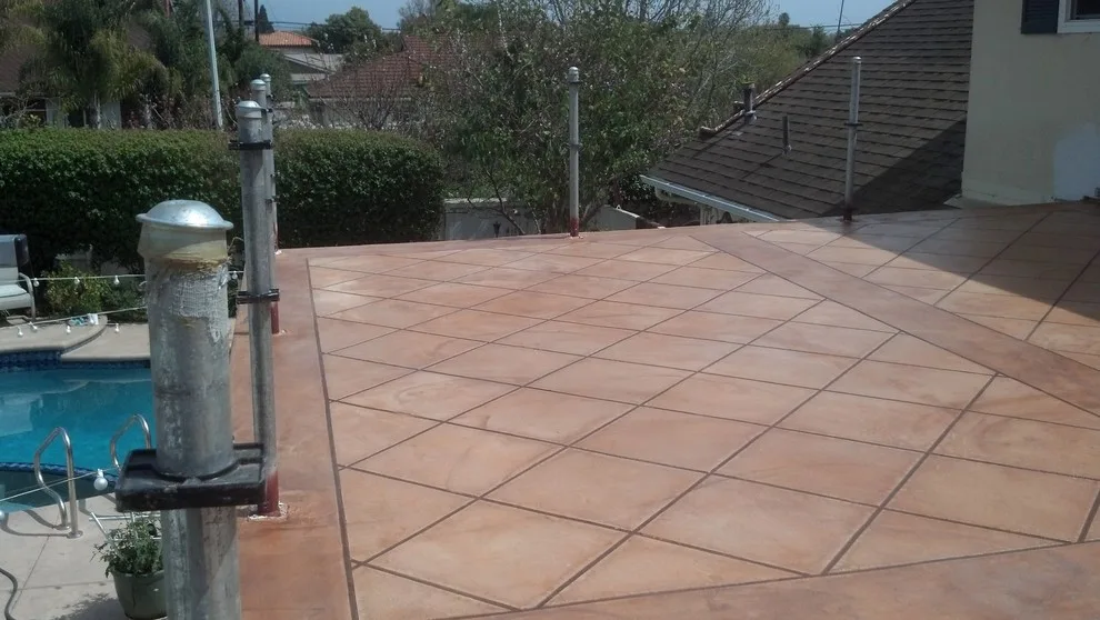 Santa Barbara-Inspired Faux Tile Finish Deck by DeckExpert.com - Photo 4