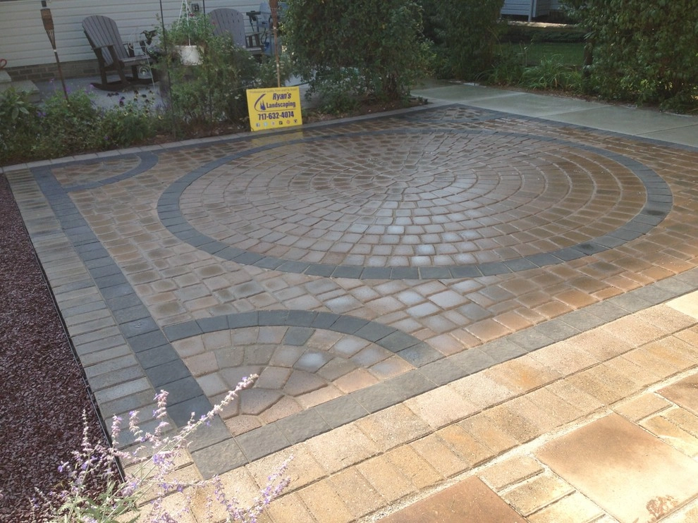 Interlocking Paver Patio Project in Hanover, PA by Ryan's Landscaping Hanover, Pa Patios & Walls - Photo 2