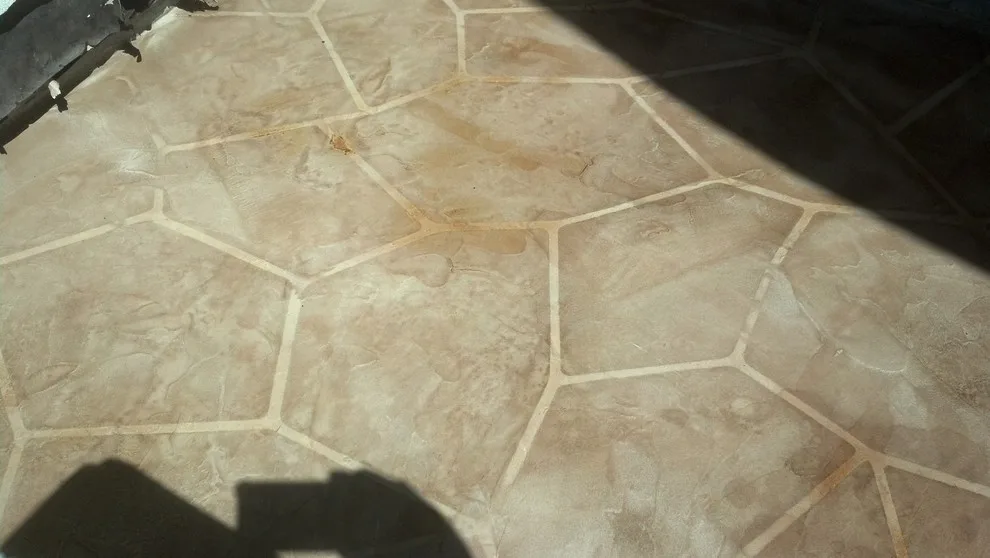 Faux Flagstone Finished Deck with Stamped Staining and Sealing by DeckExpert.com - Photo 6