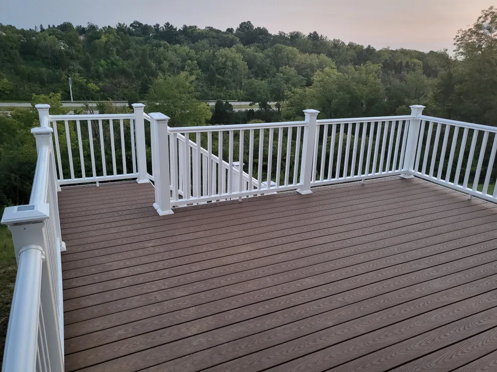 16x14 Composite Deck with Custom Solar Lighting by Jaguar Decks And Fences - Photo 2