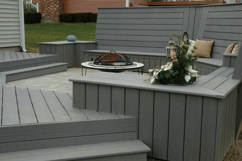 Distinctive deck and patio combo design in Middletown, CT by Archadeck Of Central Connecticut - Photo 3