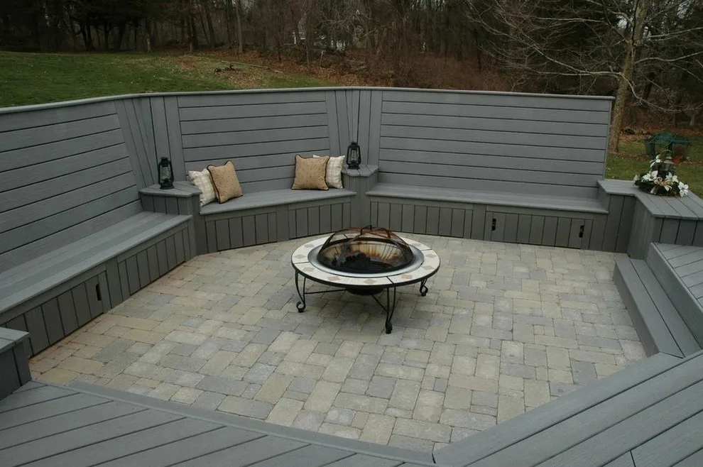 Distinctive deck and patio combo design in Middletown, CT by Archadeck Of Central Connecticut - Photo 7