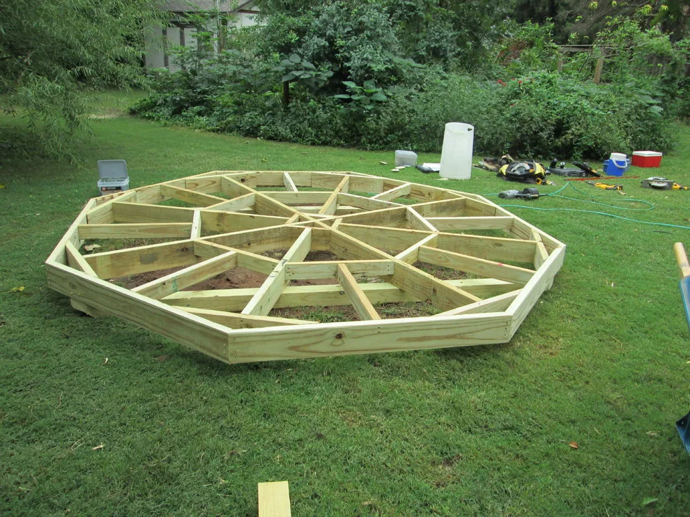 Decagonal gazebo measuring 10 by 10 by Beachy Construction LLC - Photo 9