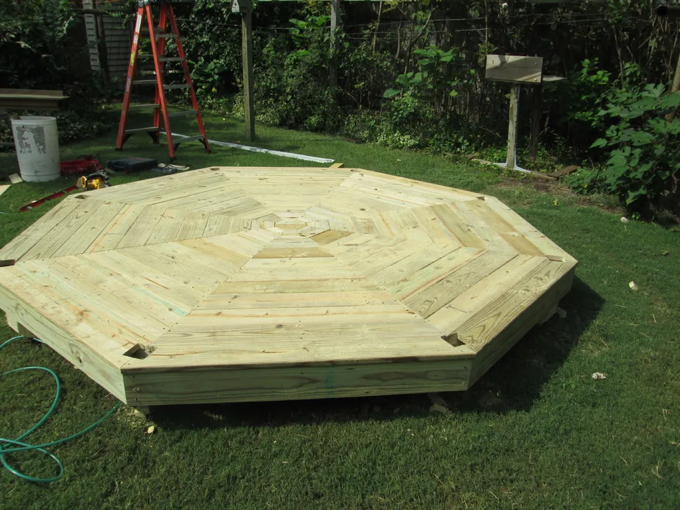 Decagonal gazebo measuring 10 by 10 by Beachy Construction LLC - Photo 5