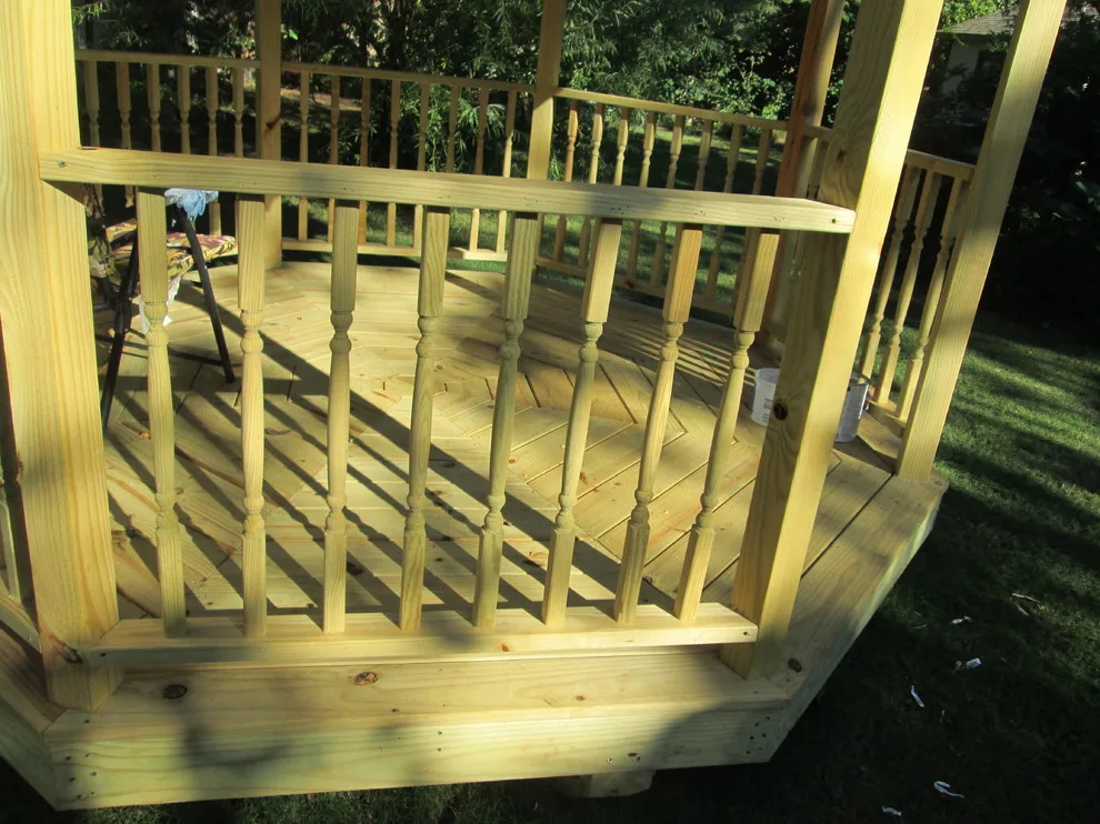 Decagonal gazebo measuring 10 by 10 by Beachy Construction LLC - Photo 15