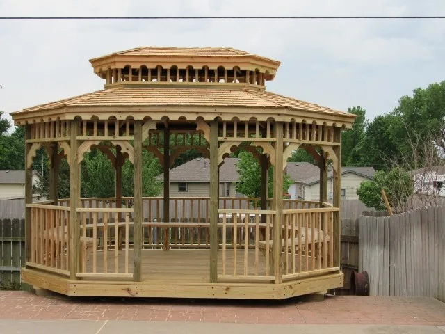 14x10 gazebo by Beachy Construction LLC - Photo 4