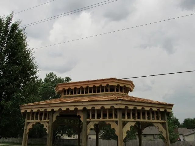14x10 gazebo by Beachy Construction LLC - Photo 11