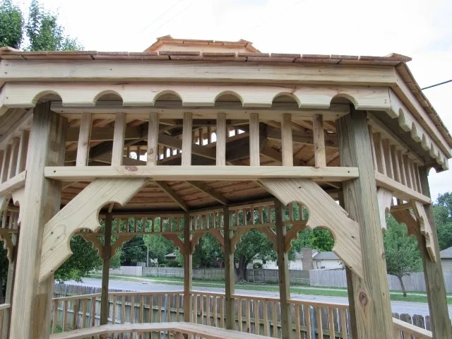 14x10 gazebo by Beachy Construction LLC - Photo 6