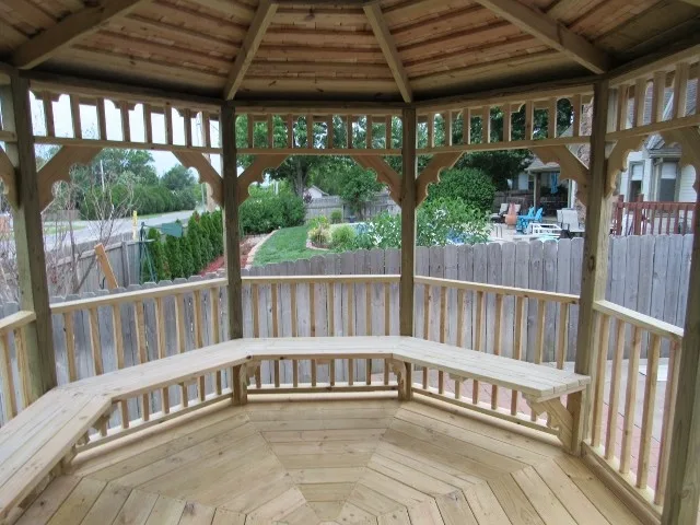 14x10 gazebo by Beachy Construction LLC - Photo 7