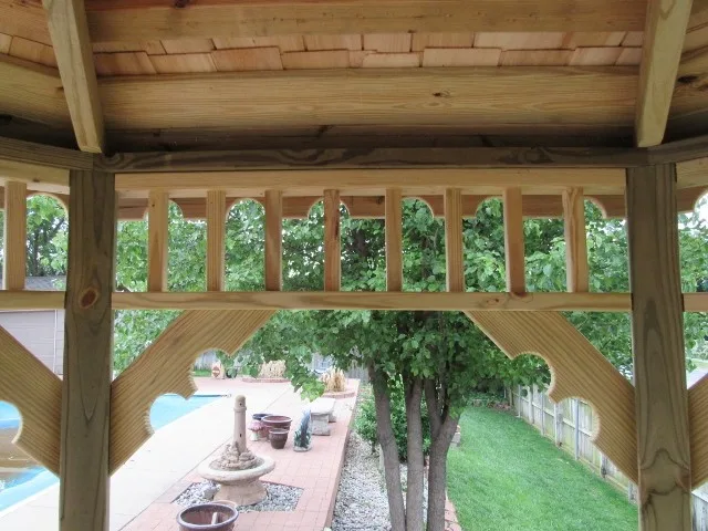 14x10 gazebo by Beachy Construction LLC - Photo 5