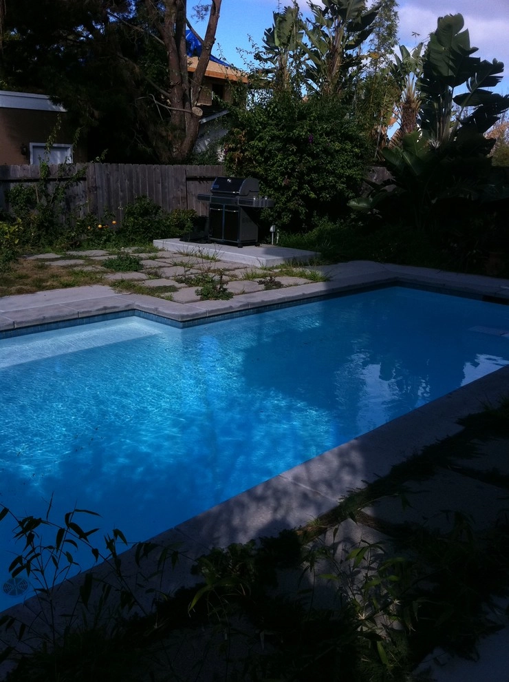 Pool Deck Remodel - Custom concrete, bbq and depressed fire pit by San Diego Landscape Solutions Inc - Photo 3